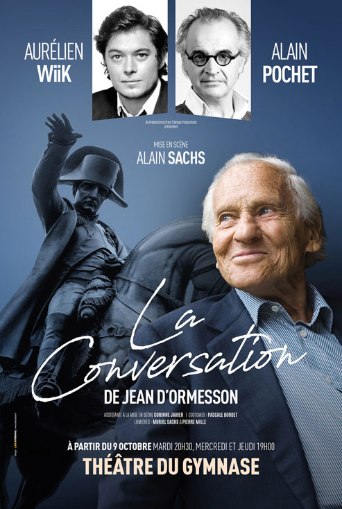 La Conversation de Jean d'ORMESSON mise en scène par Alain SACHS